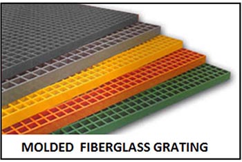 molded fiberglass grating from National Grating - FRP molded grating sold across USA