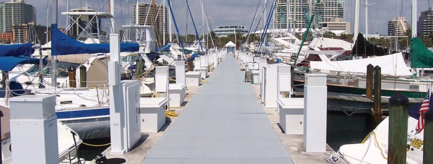 marina walkway dock panels frp grating repair and install