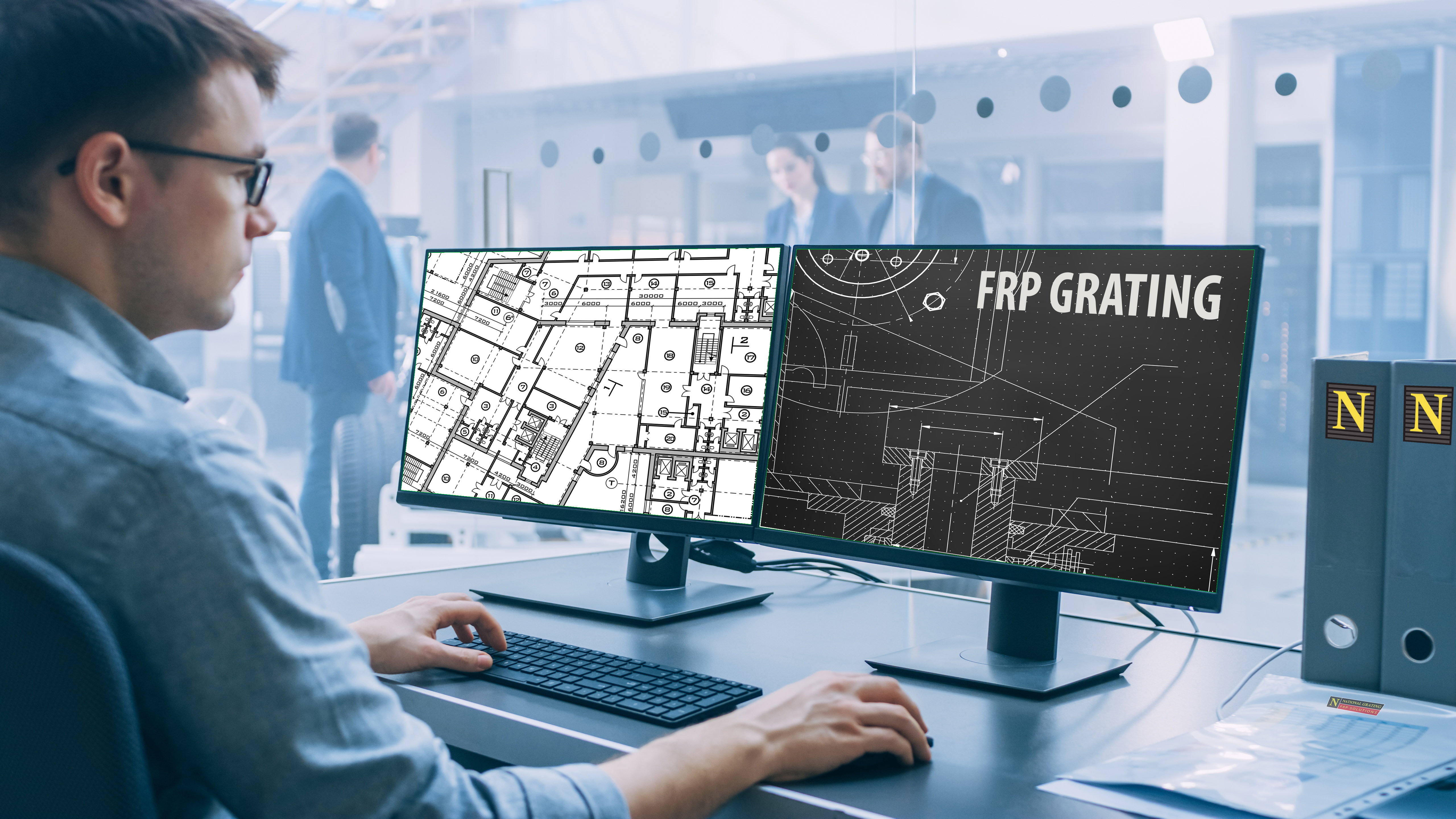 CAD Blocks for FRP Grating and Structures National Grating