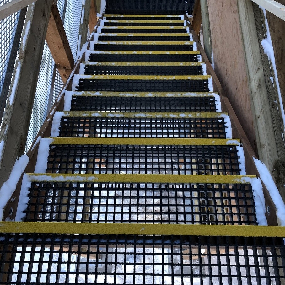 nation grating fiberglass reinforced plastic frp stair treads