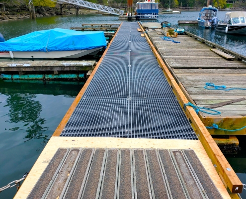 national grating frp grating marina dock deck