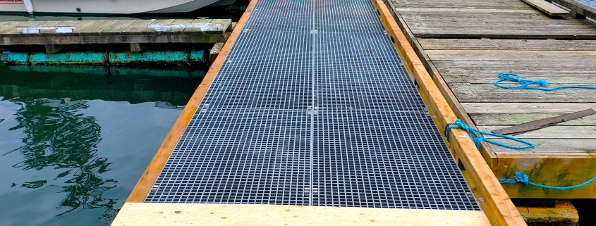 national grating frp grating marina dock deck